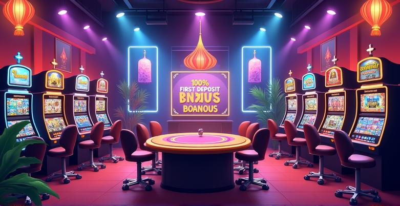 Online Casino 100% First Deposit Bonus
